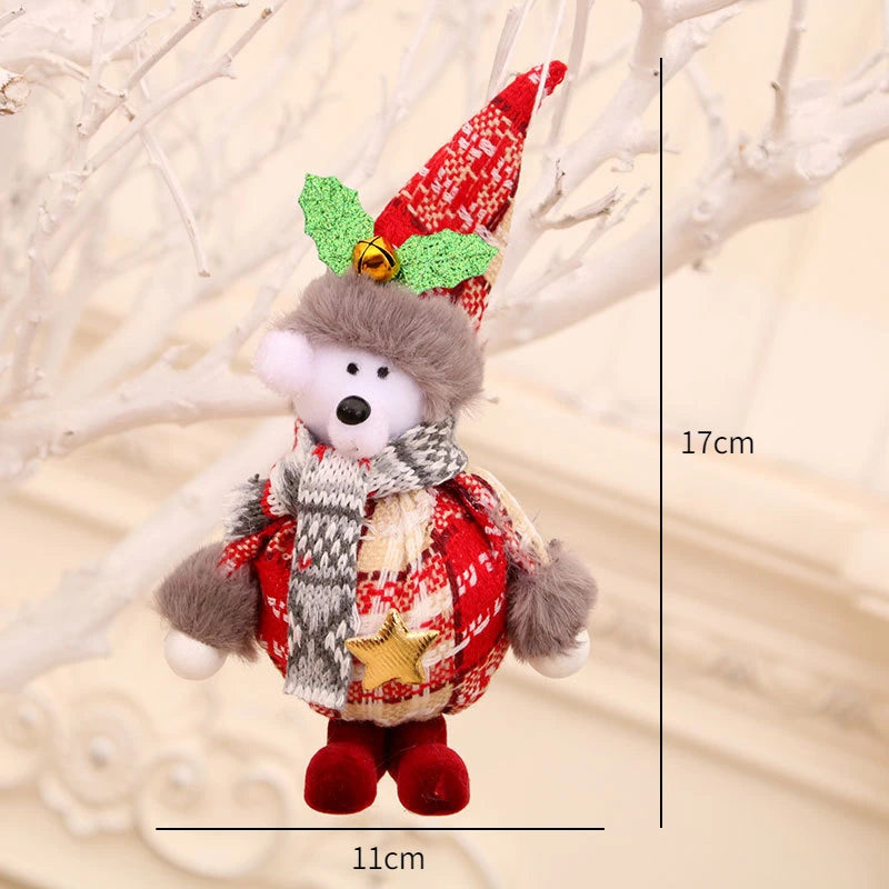 Ornements Étoile Rouge pour Sapin de Noël - Pendentif Décoratif Festif