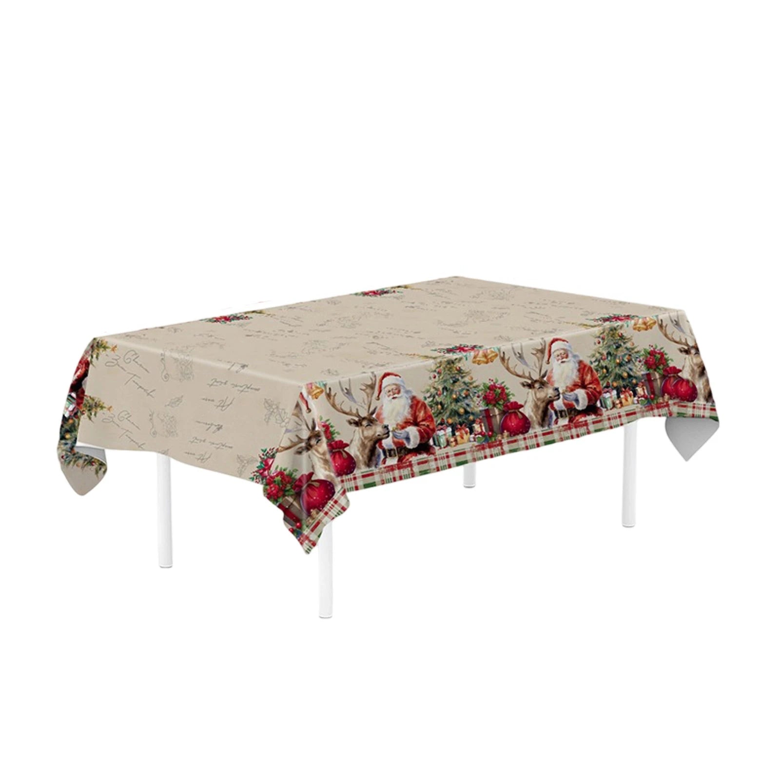 Nappe Jetable de Noël - Décoration Table Fête Thème Festif