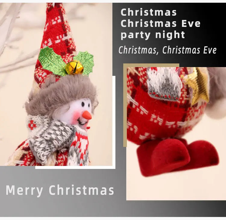 Ornements Étoile Rouge pour Sapin de Noël - Pendentif Décoratif Festif