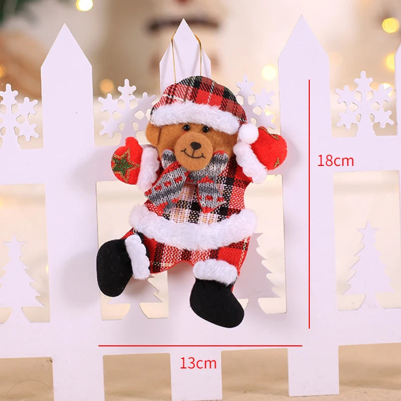 Ornements Étoile Rouge pour Sapin de Noël - Pendentif Décoratif Festif