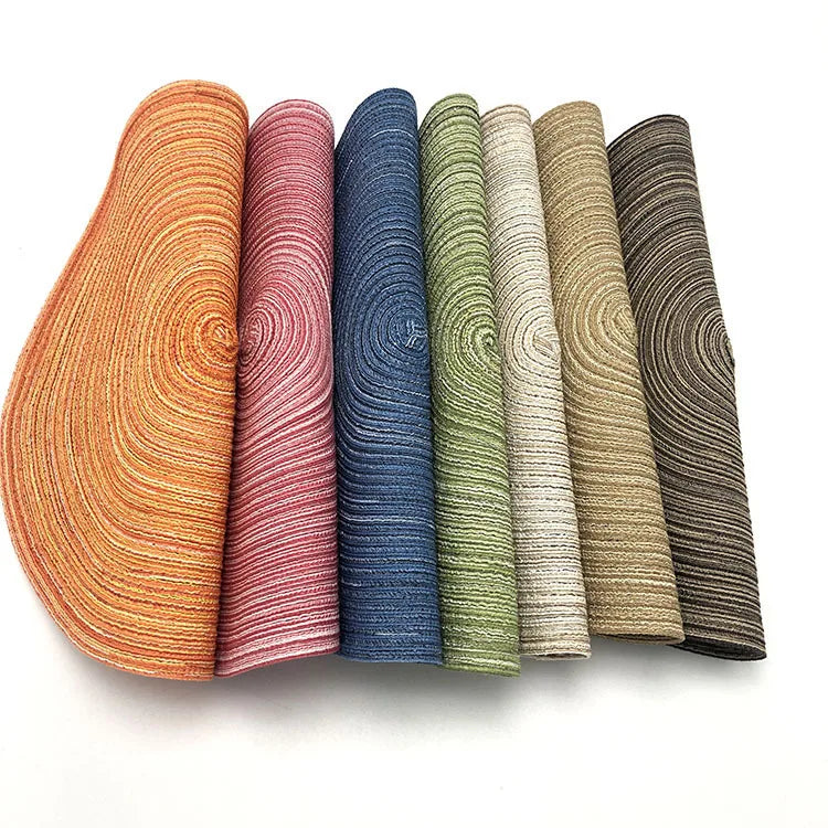 Round Braided Placemats,Washable Round Placemats for Kitchen Table 15 inch Round Table Mat for Dining Tables Holiday Party Decor