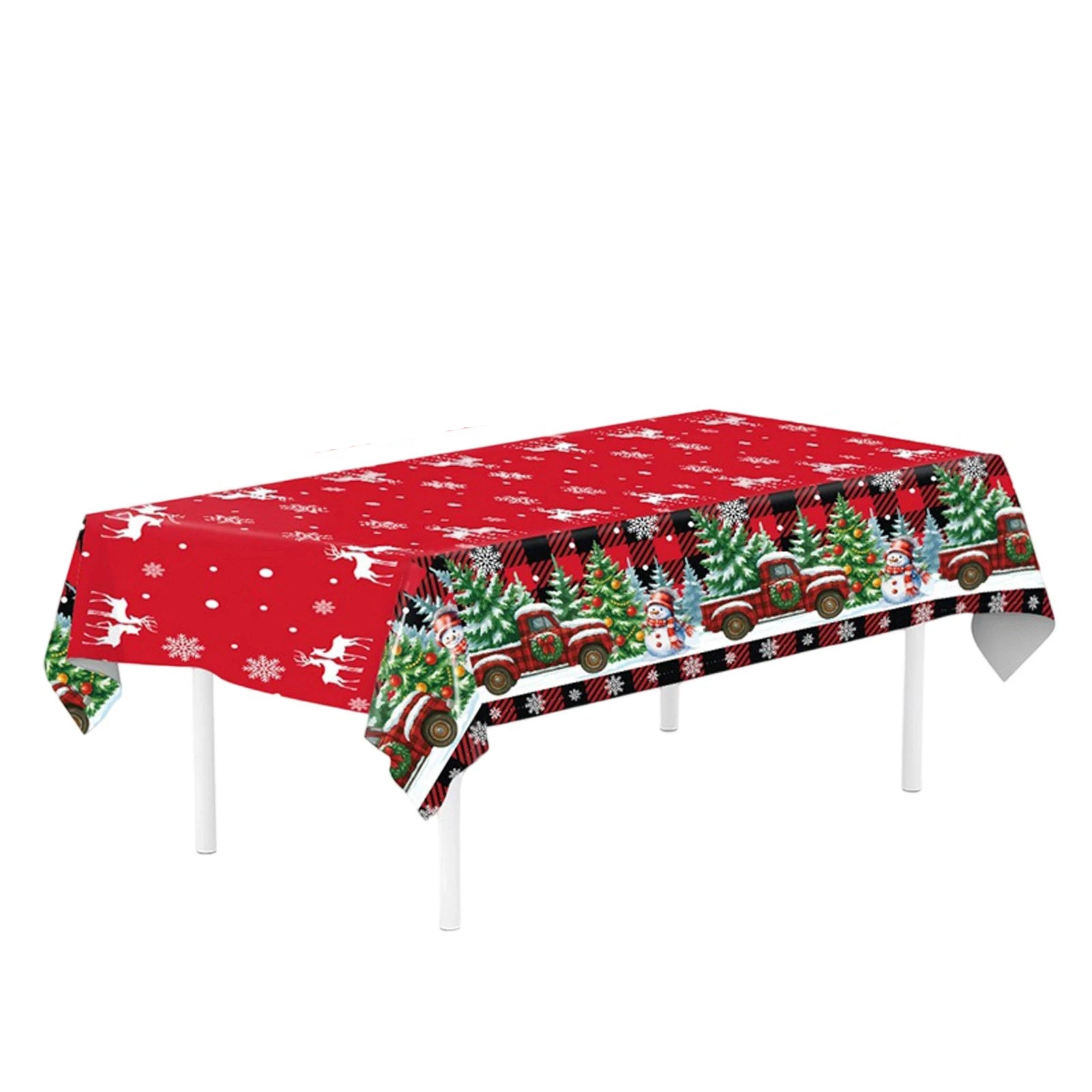 Nappe Jetable de Noël - Décoration Table Fête Thème Festif