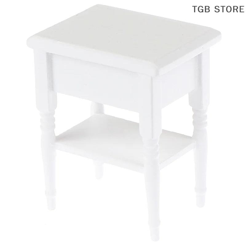 1Pc 1:12 Dollhouse Miniature Furniture Bedside Cupboard Doll House Room Decor