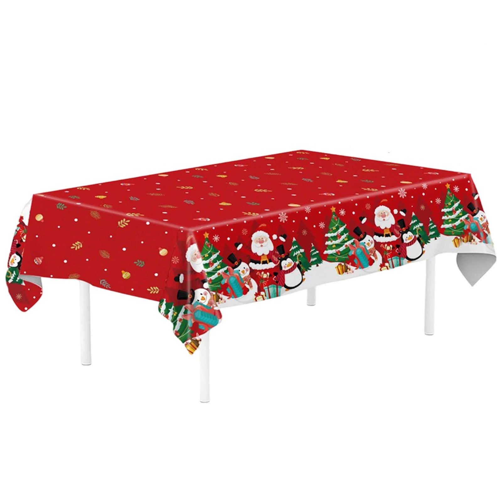 Nappe Jetable de Noël - Décoration Table Fête Thème Festif