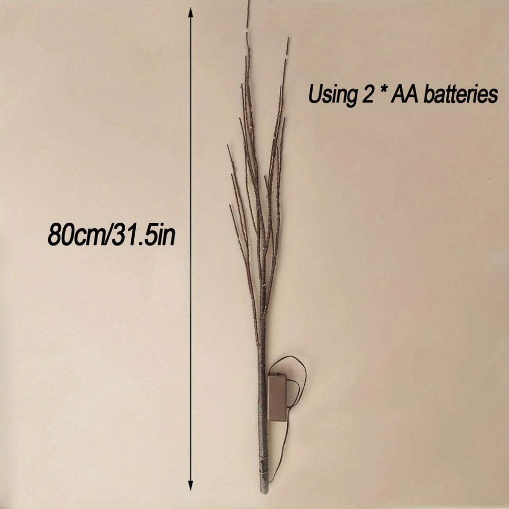 Branches LED Bouleau Blanc - Guirlande Lumineuse Fête Mariage Table