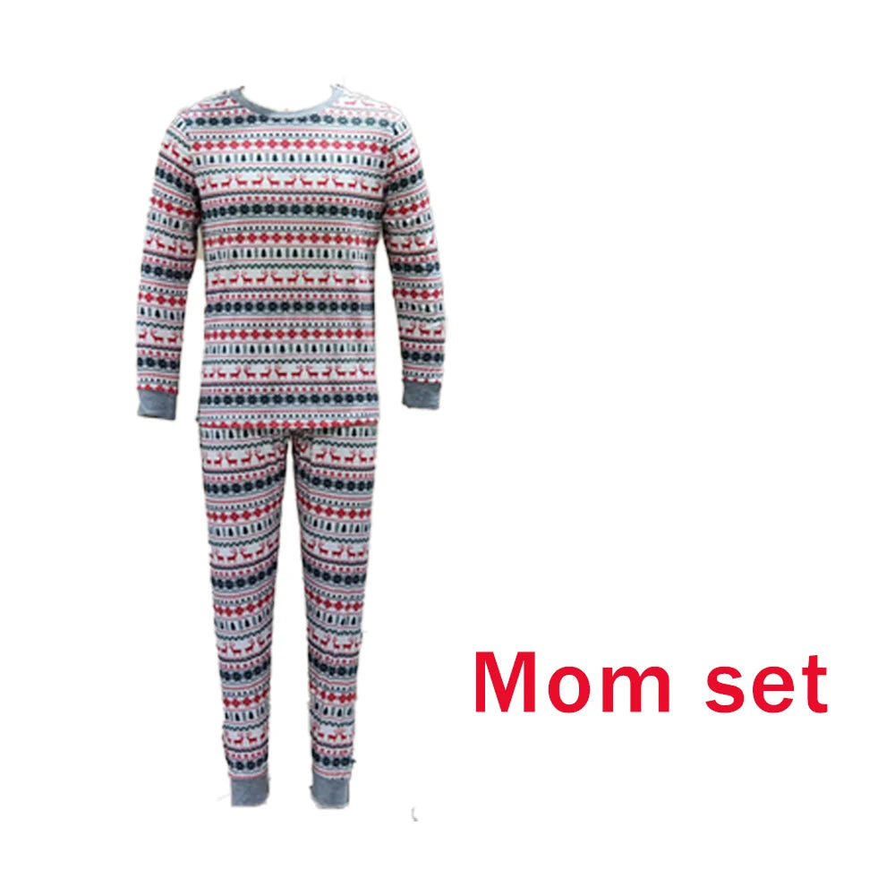 Pyjama de Noël Familial Renne et Sapin - Ensemble Assorti Parents et Enfants