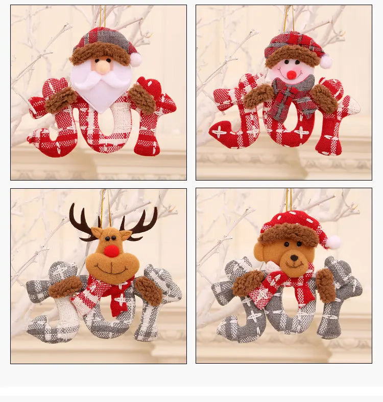 Ornements Étoile Rouge pour Sapin de Noël - Pendentif Décoratif Festif