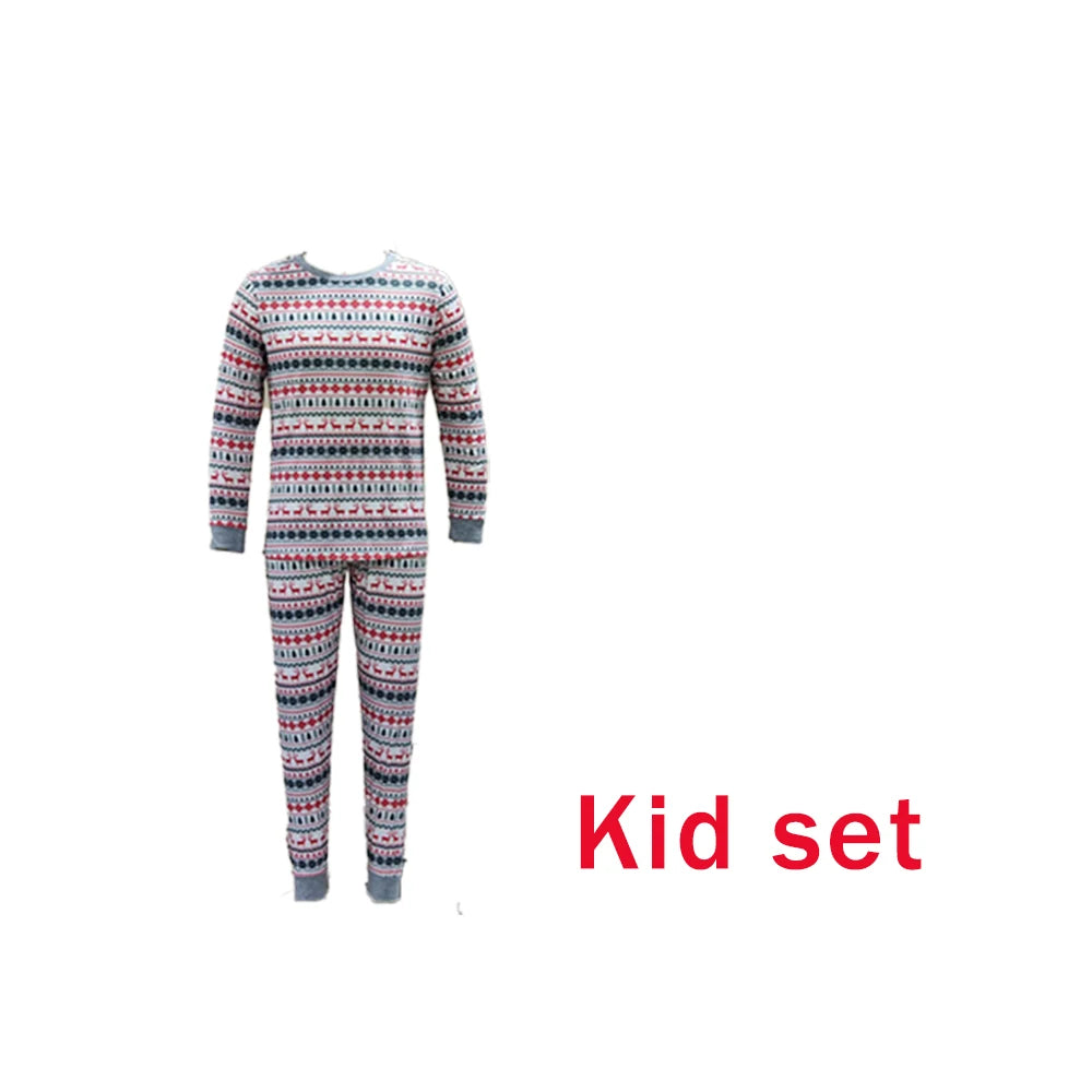Pyjama de Noël Familial Renne et Sapin - Ensemble Assorti Parents et Enfants