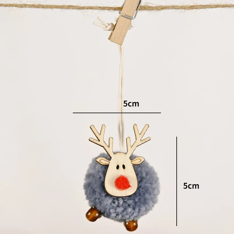 Ornements Étoile Rouge pour Sapin de Noël - Pendentif Décoratif Festif