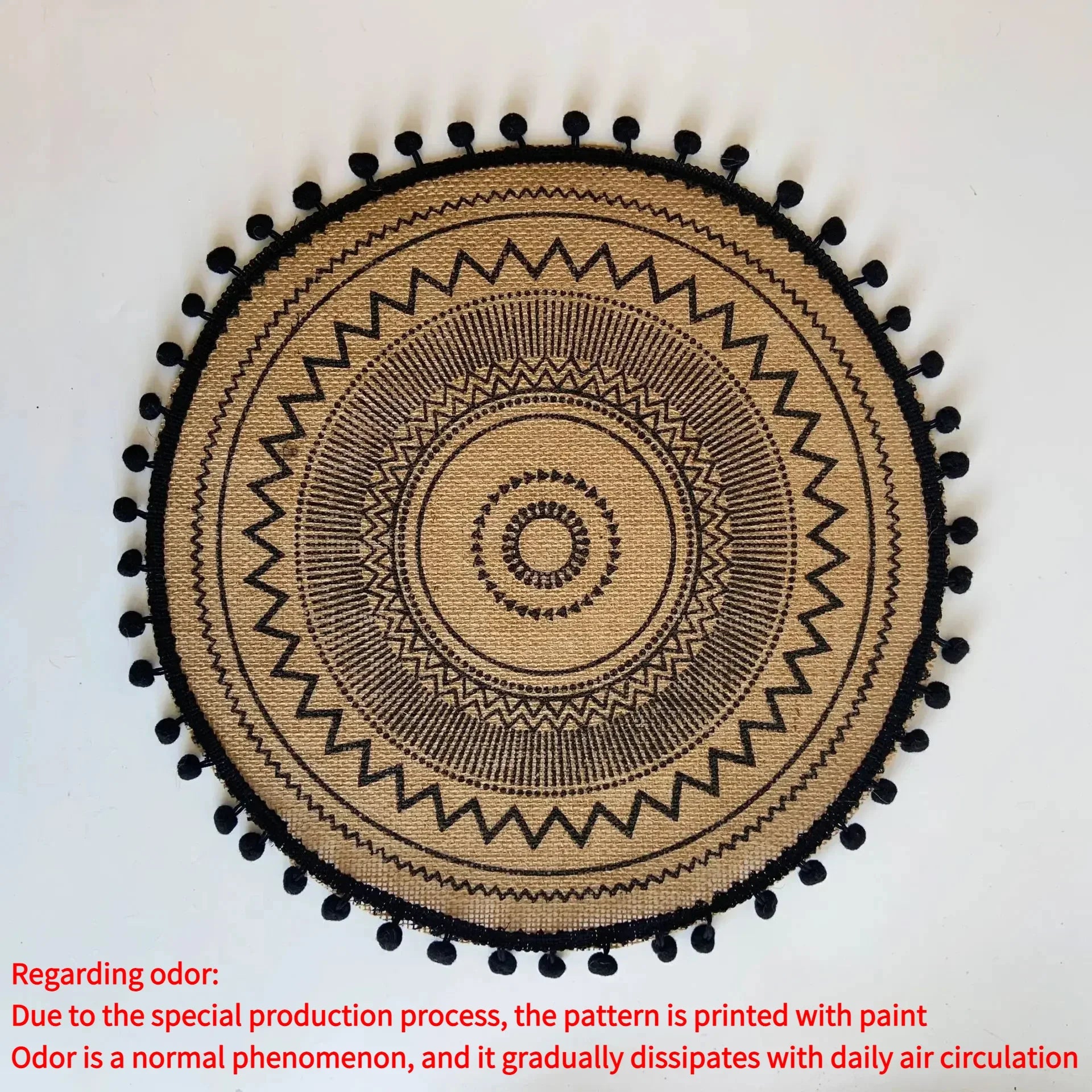 Table Mat Round Placemat Table Individual For Dining Room Decoration Accessories Kitchen Placemats Coffee Coasters Party Dinner