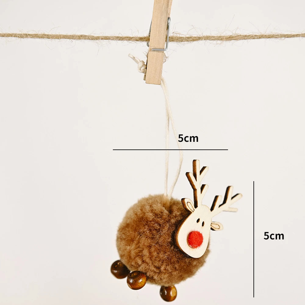 Ornements Étoile Rouge pour Sapin de Noël - Pendentif Décoratif Festif