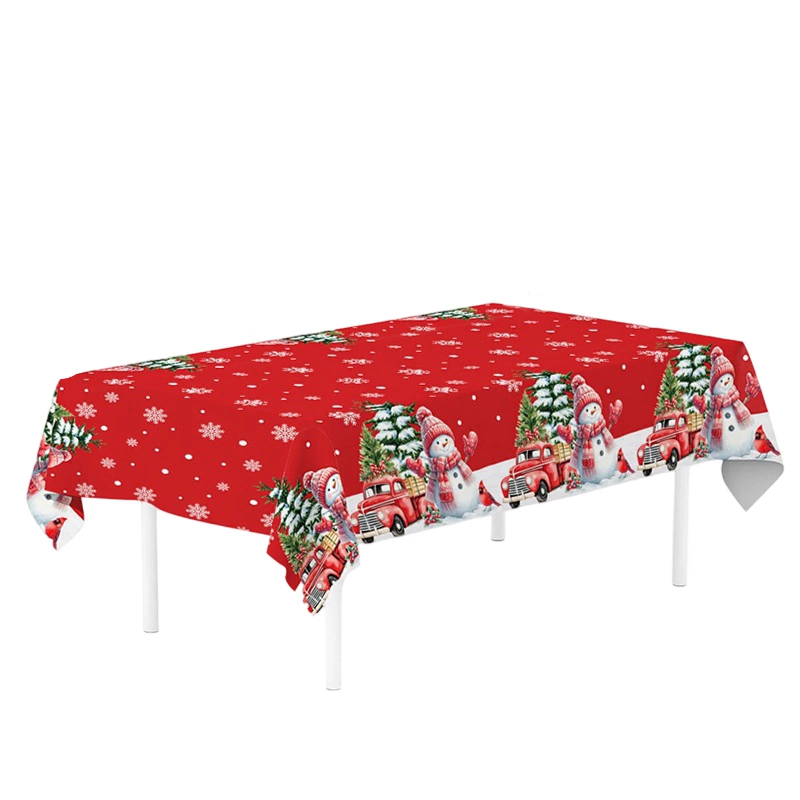 Nappe Jetable de Noël - Décoration Table Fête Thème Festif