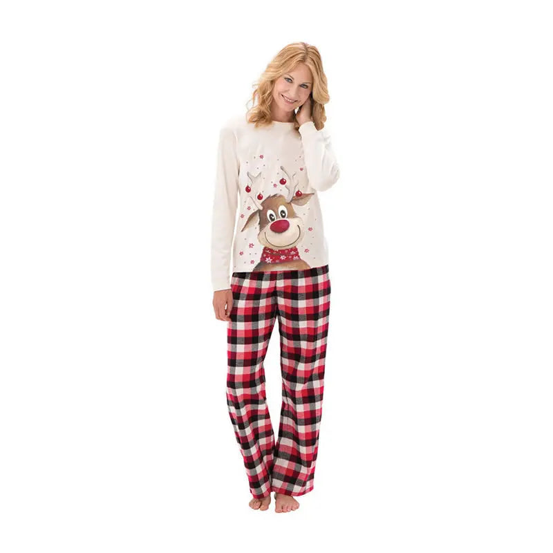 Pyjama de Noël Familial Garçon Fille - Ensemble Assorti Adulte et Enfant