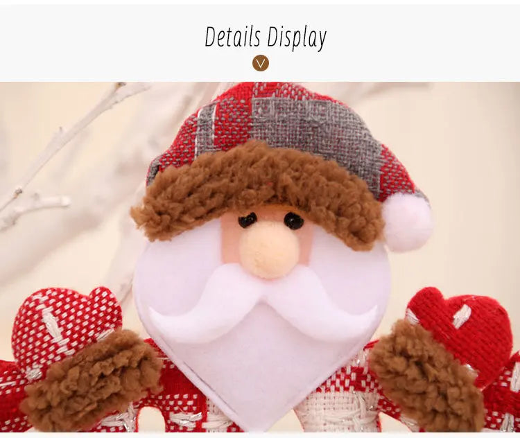 Ornements Étoile Rouge pour Sapin de Noël - Pendentif Décoratif Festif