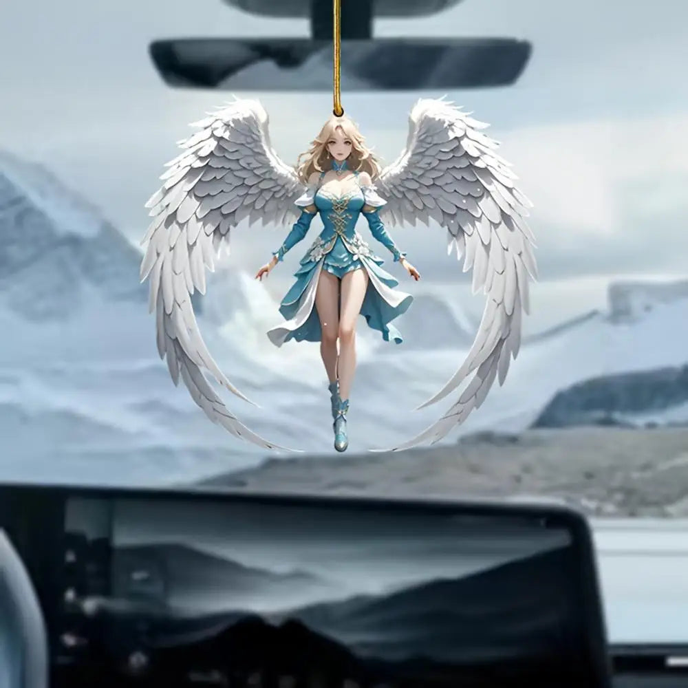 Attrape-Soleil Fée des Fleurs - Décoration Fenêtre Vitrail Acrylique