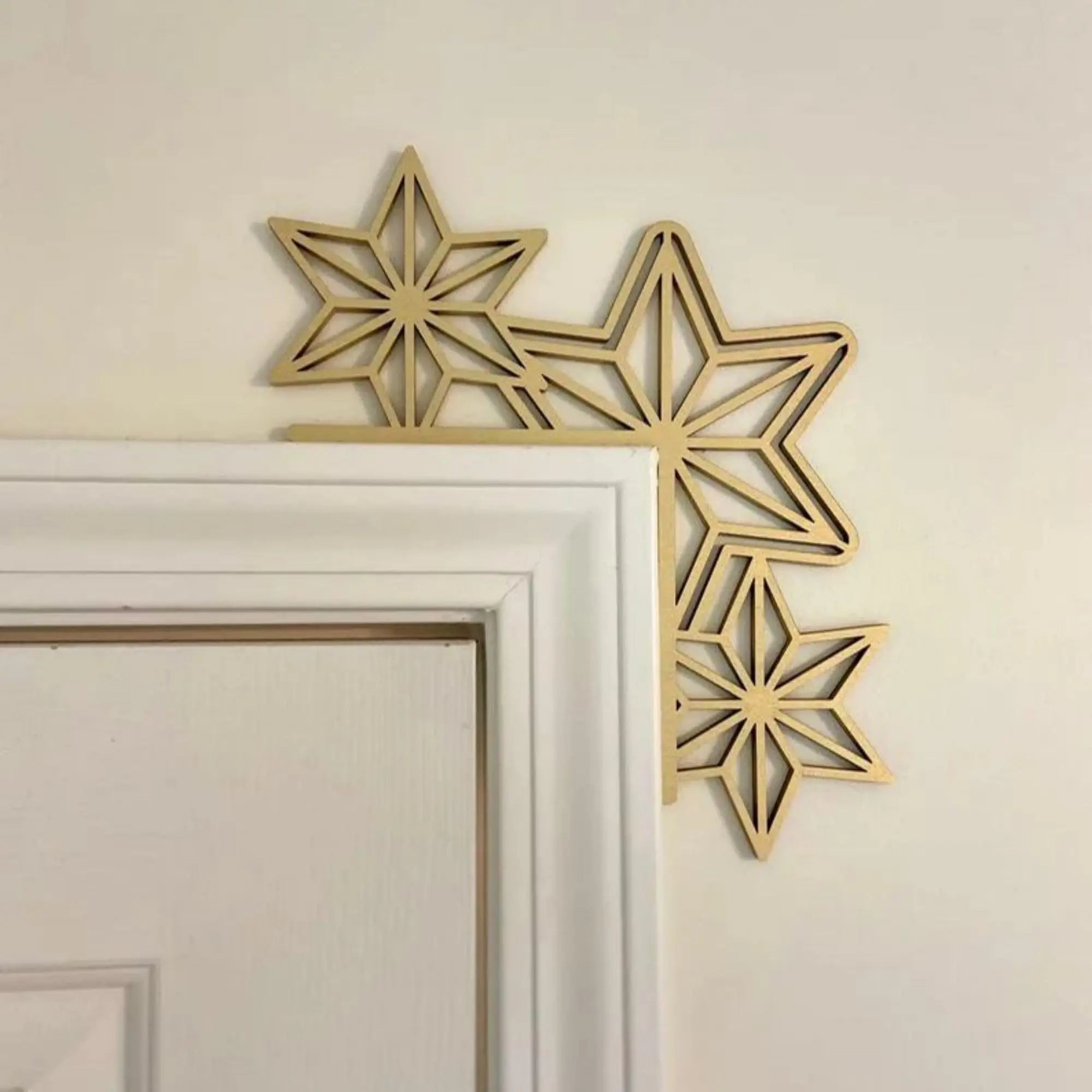 Christmas Decoration 2025 1pc Santa Clau Christmas Door Corner Decoration Diy Stitching Creatives Home Decor Colgante De Navidad