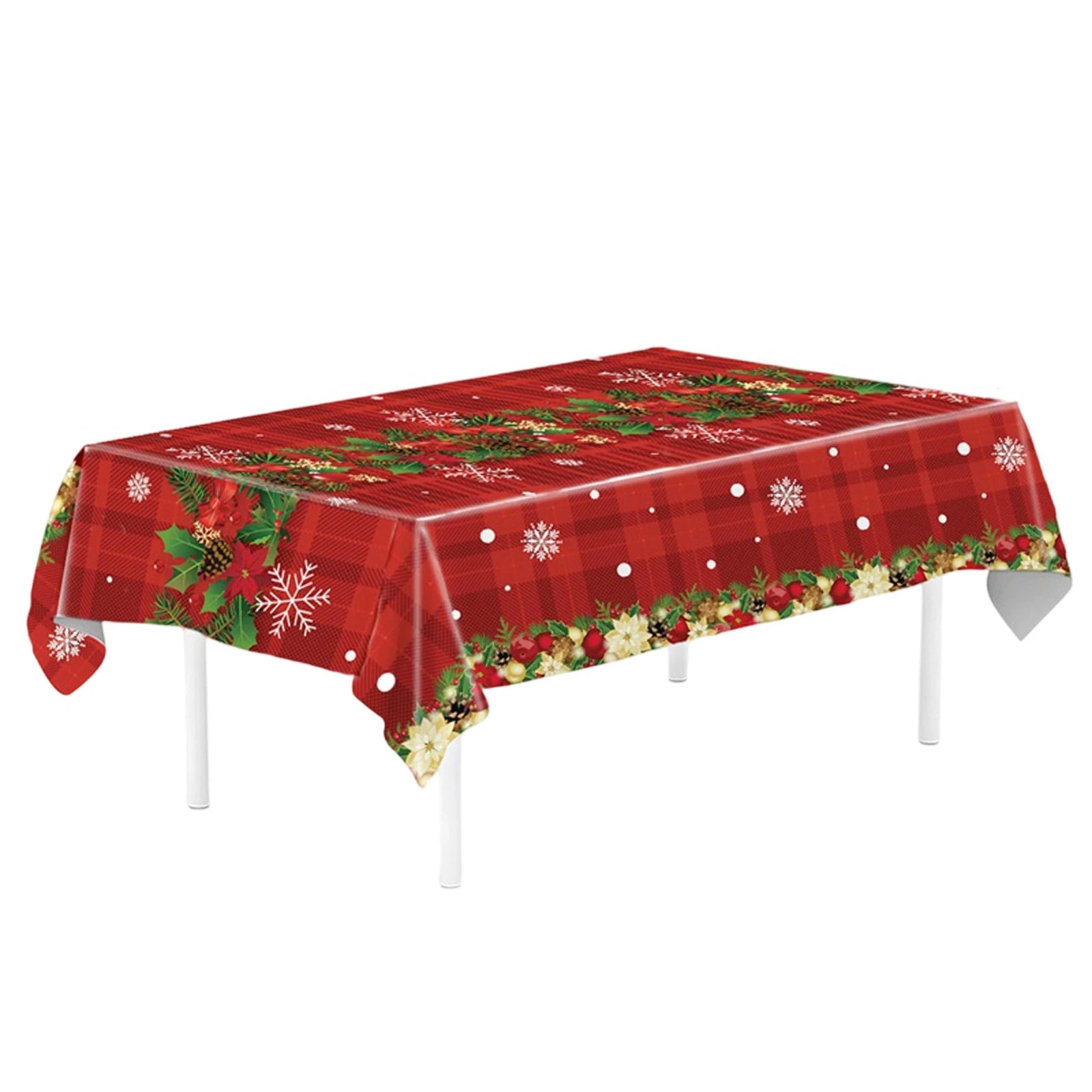 Nappe Jetable de Noël - Décoration Table Fête Thème Festif