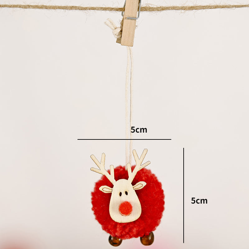 Ornements Étoile Rouge pour Sapin de Noël - Pendentif Décoratif Festif