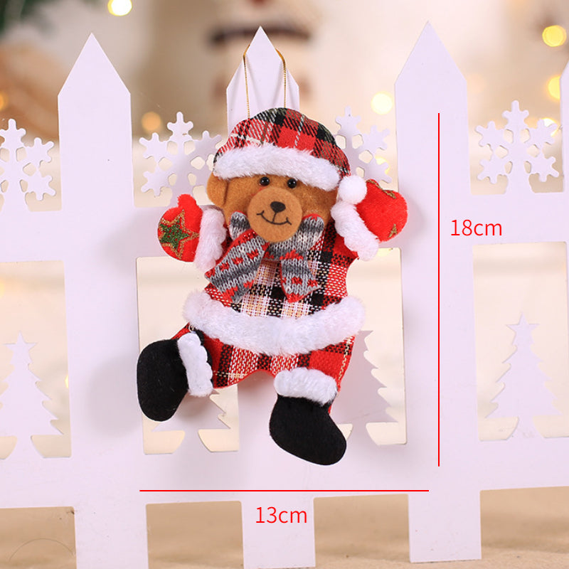 Ornements Étoile Rouge pour Sapin de Noël - Pendentif Décoratif Festif