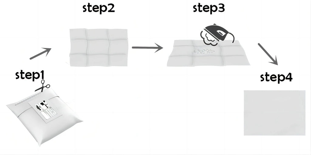 Jupe de Sapin VIKAMA 80cm - Design Flocons Bleus Élégant
