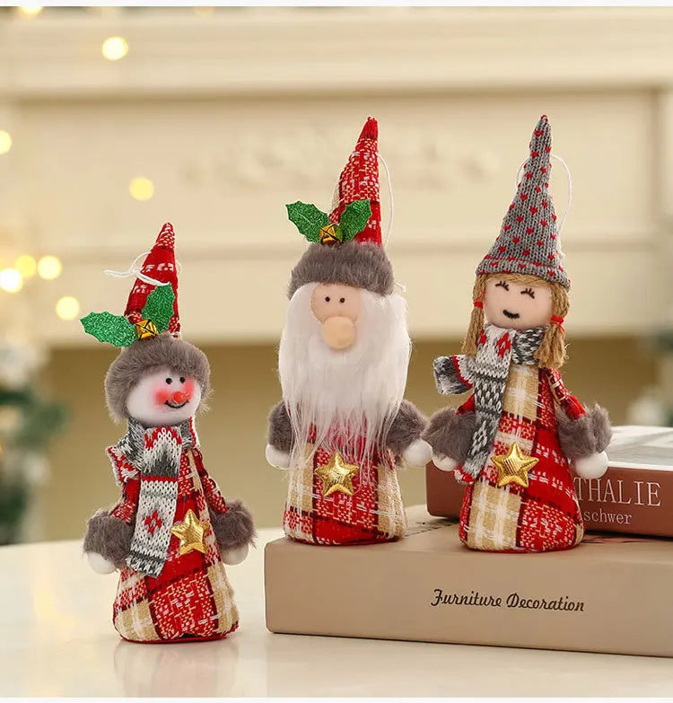 Ornements Étoile Rouge pour Sapin de Noël - Pendentif Décoratif Festif