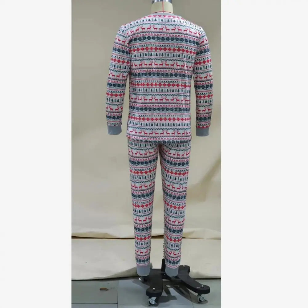 Pyjama de Noël Familial Renne et Sapin - Ensemble Assorti Parents et Enfants