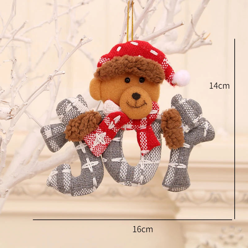 Ornements Étoile Rouge pour Sapin de Noël - Pendentif Décoratif Festif