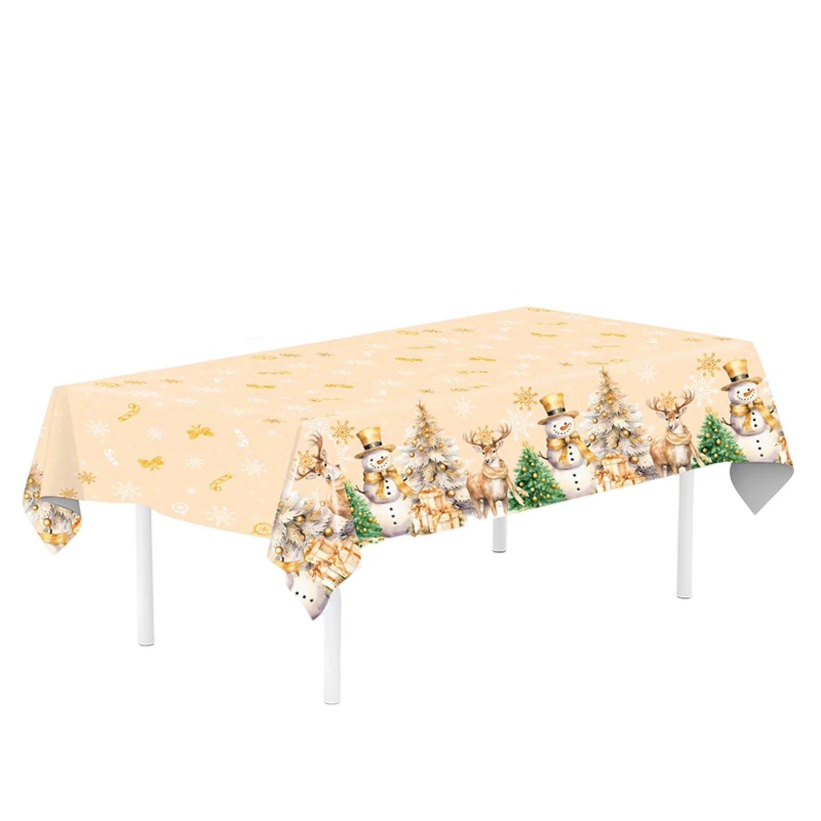 Nappe Jetable de Noël - Décoration Table Fête Thème Festif