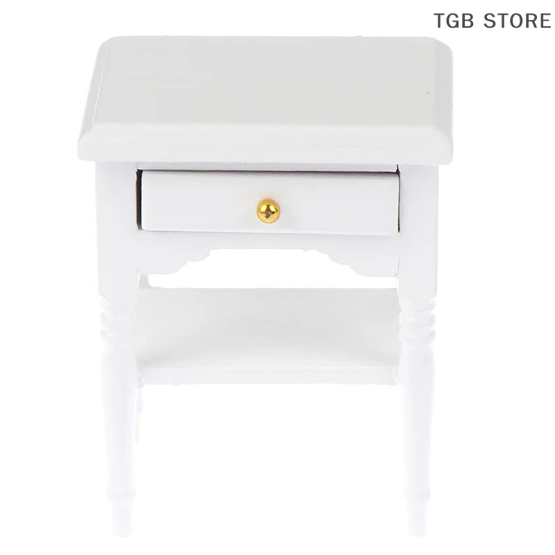 1Pc 1:12 Dollhouse Miniature Furniture Bedside Cupboard Doll House Room Decor