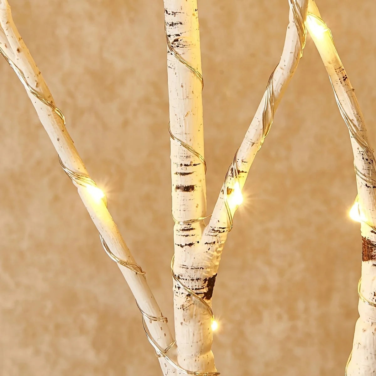 Branches LED Bouleau Blanc - Guirlande Lumineuse Fête Mariage Table