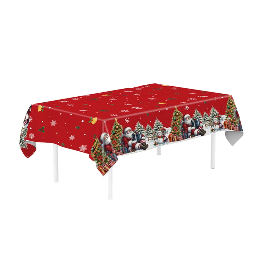 Nappe Jetable de Noël - Décoration Table Fête Thème Festif