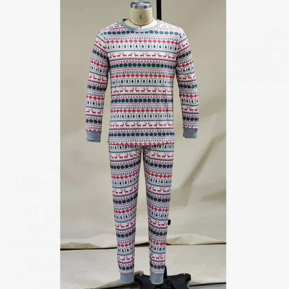 Pyjama de Noël Familial Renne et Sapin - Ensemble Assorti Parents et Enfants