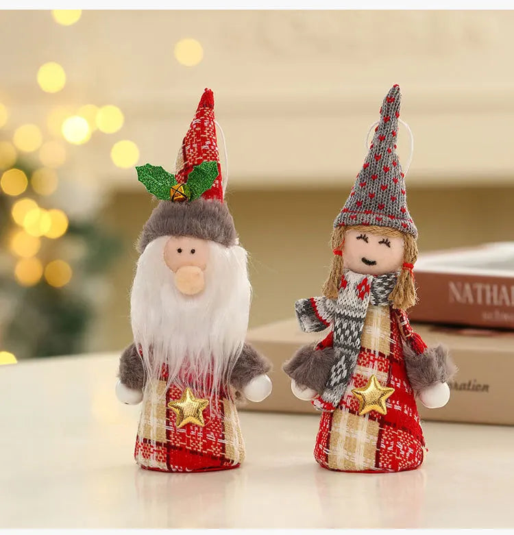 Ornements Étoile Rouge pour Sapin de Noël - Pendentif Décoratif Festif