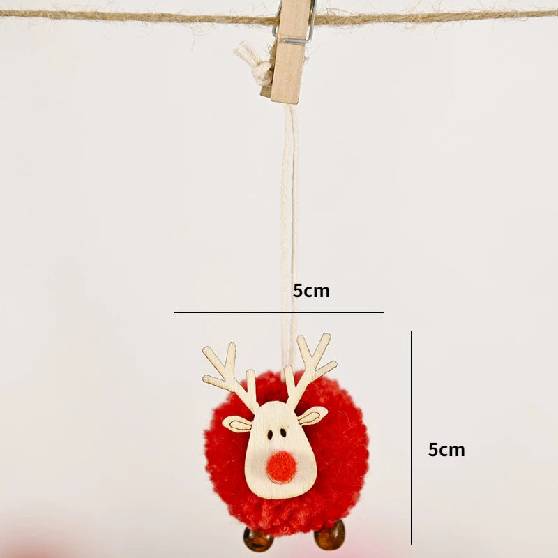 Ornements Étoile Rouge pour Sapin de Noël - Pendentif Décoratif Festif