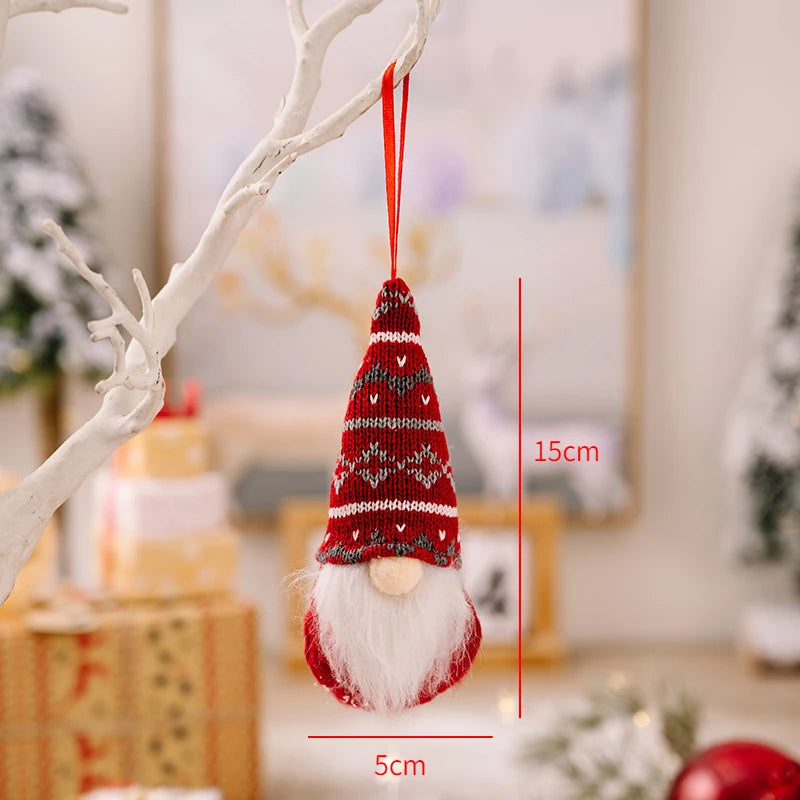 Ornements Étoile Rouge pour Sapin de Noël - Pendentif Décoratif Festif
