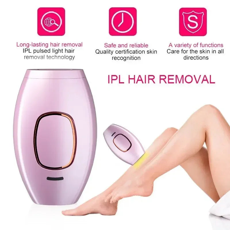 Épilateur IPL Électrique Sans Douleur 500 000 Flashs - Corps Bikini Aisselles
