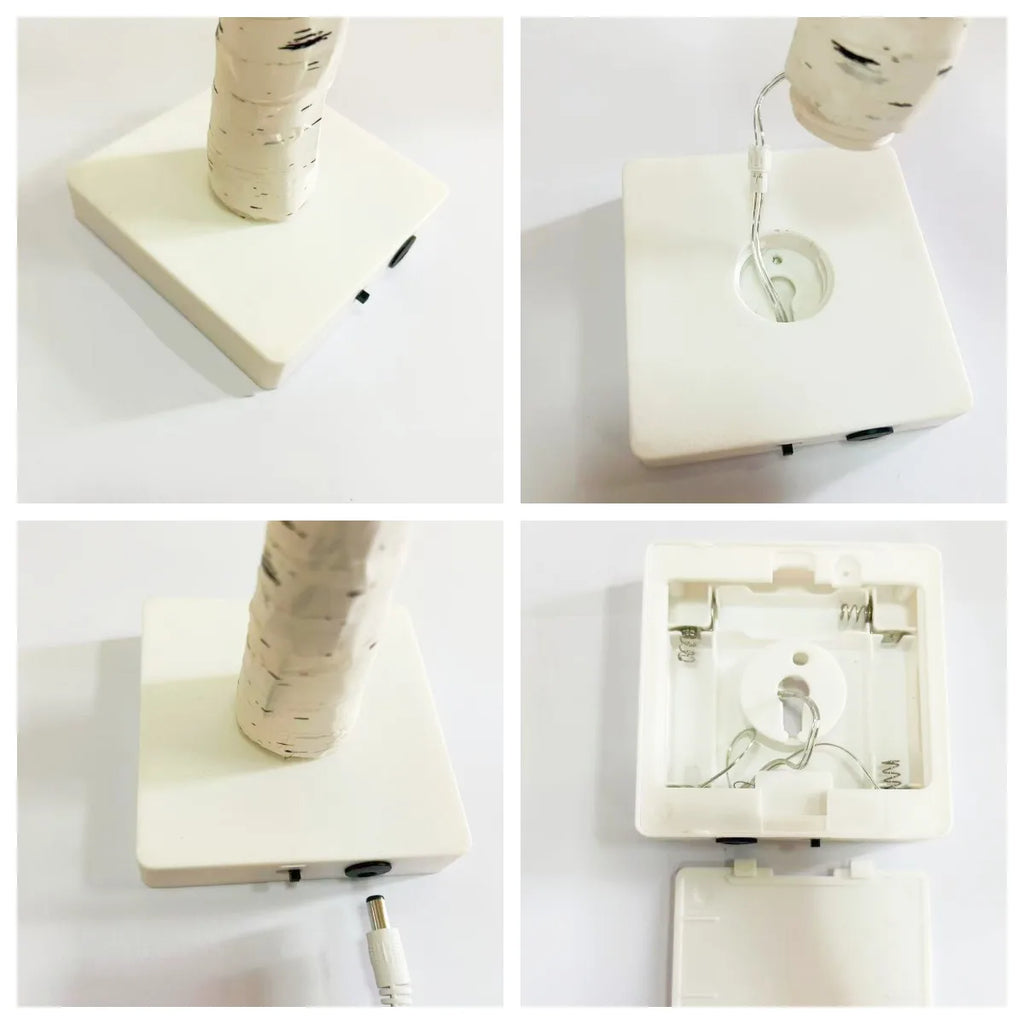 Arbre Lumineux LED Bouleau 144 LED - Blanc Chaud USB/Batterie - Décoration Noël