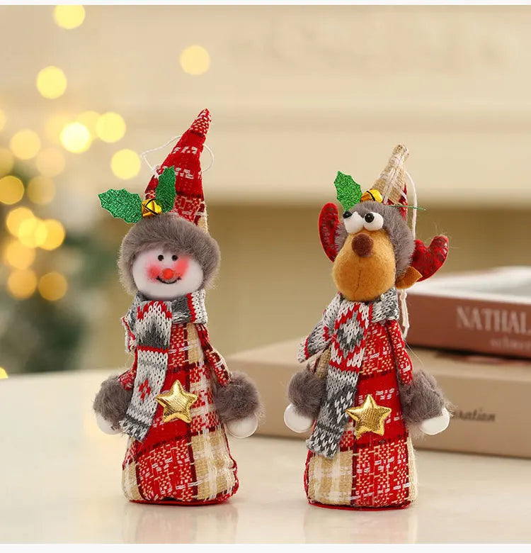 Ornements Étoile Rouge pour Sapin de Noël - Pendentif Décoratif Festif