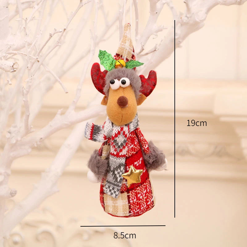 Ornements Étoile Rouge pour Sapin de Noël - Pendentif Décoratif Festif