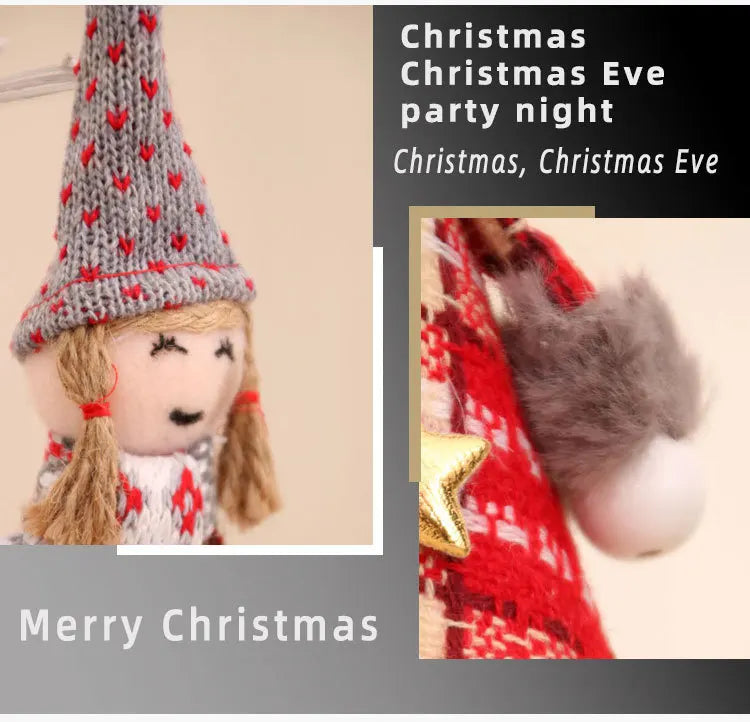 Ornements Étoile Rouge pour Sapin de Noël - Pendentif Décoratif Festif